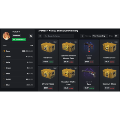 Автовыдача • CS 2 • Инвентарь $3,446.66 • Полный доступ • VAC