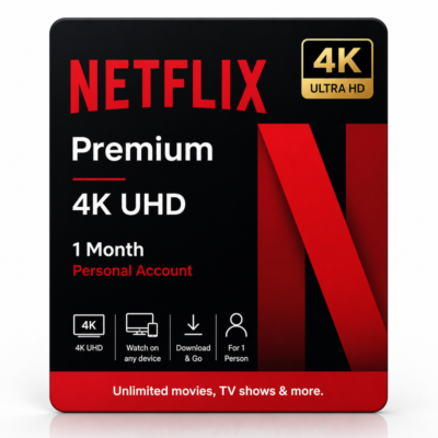 🍿 Netflix Premium 4K UHD – 1 Month Personal Account