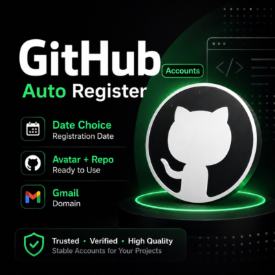 Аккаунт GitHub Авторег | 30.07-26.03 | АВТОВЫДАЧА | аватарка+репо | Gmail домен