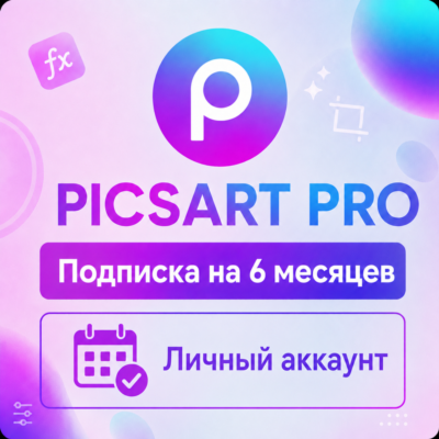 PicsART - Аккаунт с подпиской на 6 месяцев - АВТОВЫДАЧА