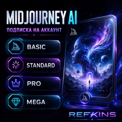 MIDJOURNEY AI ПОДПИСКА НА АККАУНТ | BASIC / STANDARD / PRO / MEGA