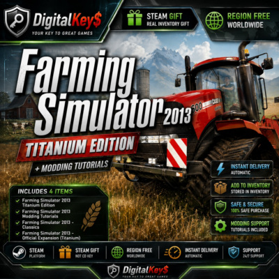 🌍 Farming Simulator 2013 Titanium Edition + Modding Tutorials ПК Steam Gift