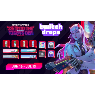 Overwatch 2 12/12 OWCS S2 Campaign 3 Значок именной открытки с надписью Epic Lootbox
