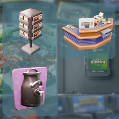 Two Point Museum Твич Дропс 3 Предметов Twitch Drops