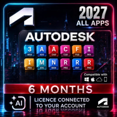Активация Autodesk All Apps 2024–2027 на 6 месяцев