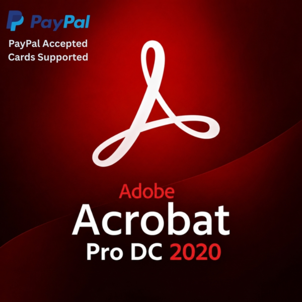 Adobe Acrobat Pro DC 2020 | Редактор PDF для Windows | Разовая покупка