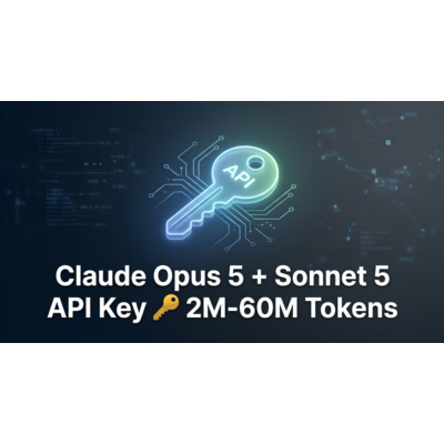 Claude Opus 5 + Sonnet 5 API Ключ 🔑 2M-60M Токенов