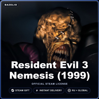 Resident Evil 3 Nemesis (1999) (Steam Gift) · РФ и весь мир · Автодоставка 24/7