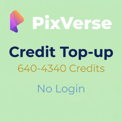 PixVerse AI Пополнение Кредитов 640-4340 | Без входа