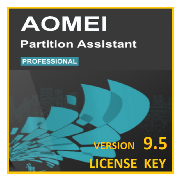 AOMEI Partition Assistant Pro лицензия v9.5 Управление разделами жесткого диска