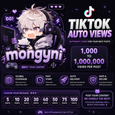 🌴 Автоматические просмотры в TikTok | Пакет от 5 до 100 постов 🚀