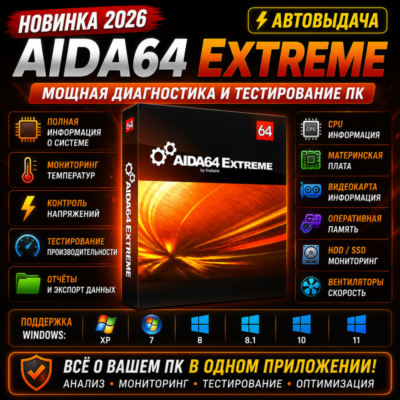 🖥️ AIDA64 Extreme 2026 | Диагностика ПК | Автовыдача