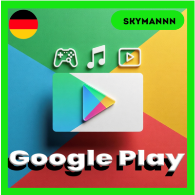 Google Play Gift Card 5€ DE Германия АВТО ВЫДАЧА 24/7