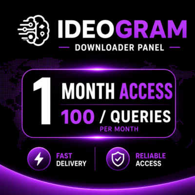Ideogram – Доступ на 1 месяц – 100 / запросов – Панель загрузки – Мгновенная доставка
