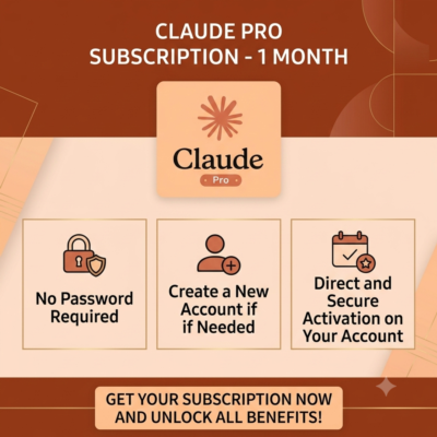 Claude Pro Подписка 1 месяц — Личный аккаунт (Глобально, в вашем или новом, без парол