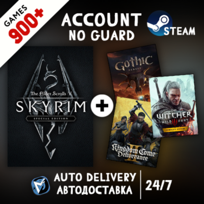 The Elder Scrolls V: Skyrim Special Edition + 900 ИГР STEAM АККАУНТ
