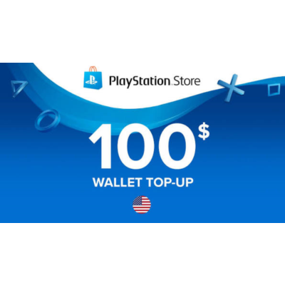 Подарочная карта PlayStation Network (США) на 100 долларов.