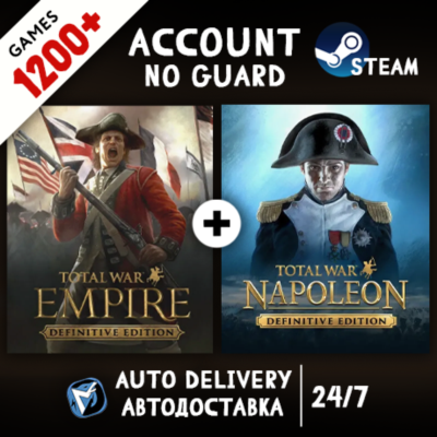 Total War:EMPIRE – Definitive Edition + 1200 ИГР STEAM АККАУНТ