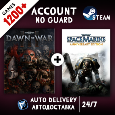 Warhammer 40,000: Dawn of War III + 1200 ИГР STEAM АККАУНТ