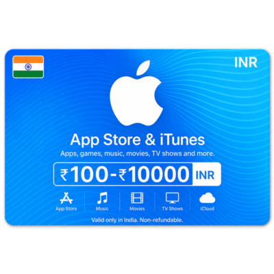 24/7 Apple iTunes / App Store Gift Card | Индия | 100 – 10000 (Rupee)INR