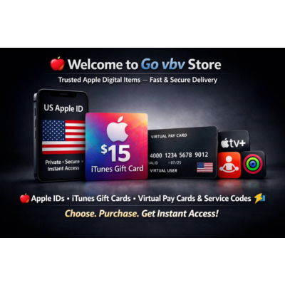 🍎💳 US Apple ID | iTunes Gift Card $15 | Виртуальная Pay Card & Apple Services Codes