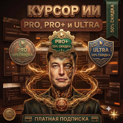 ⭐ Cursor AI Pro | Самая низкая цена | Скидка 50% | Безопасная активация