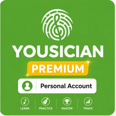 Yousician Premium+ | 1/12 МЕСЯЦА НА ВАШ АККАУНТ