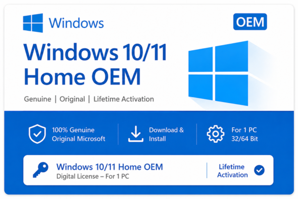 Windows 10/11 Home OEM | Онлайн-ключ активации