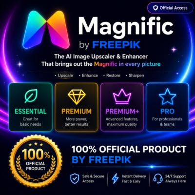 Magnific Freepik Premium/ Plus/ Essential/Pro AI Image| 1–12 мес | 100% ОФИЦИАЛЬНО