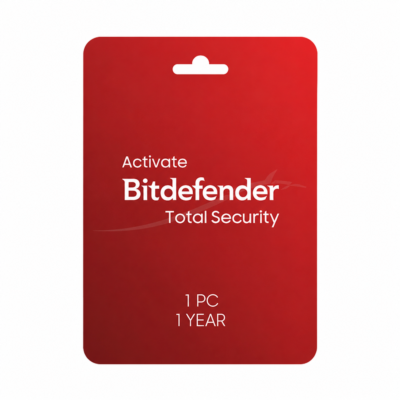 Bitdefender Total Security для 1 устройства, лицензия на 1 год (глобальная версия)