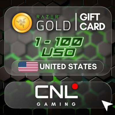 24/7 AUTO | Razer Gold от 1 до 500 долларов США [Соединенные Штаты]