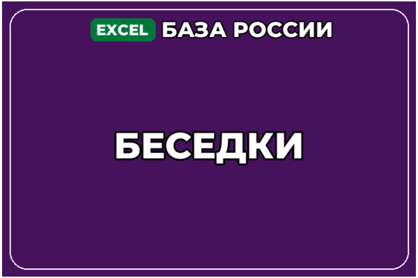 База компаний по теме Беседки в России