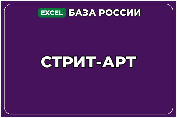 База компаний по теме Стрит арт в России