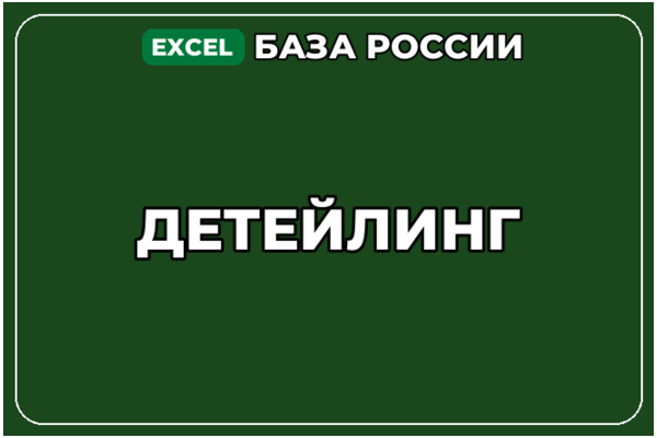 База компаний по теме Детейлинг в России