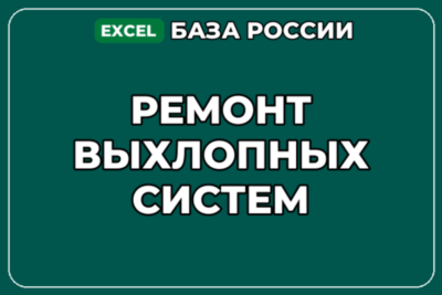База компаний по теме Ремонт выхлопных систем в России