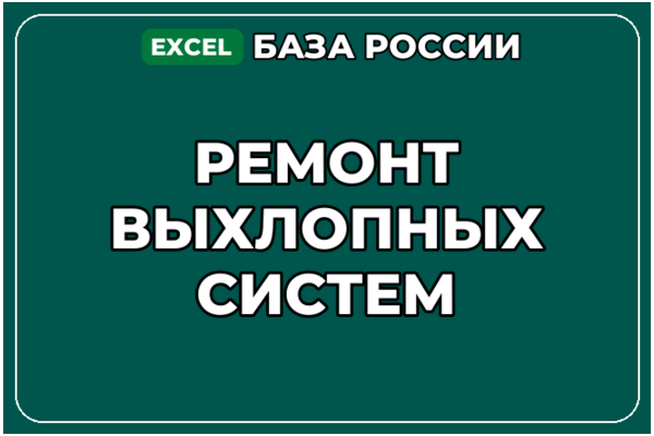 База компаний по теме Ремонт выхлопных систем в России