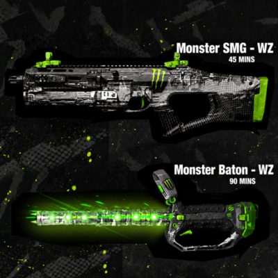 2/2 ЧЕРТЕЖА Monster Baton - WZ  Monster SMG - WZ Twitch Drop