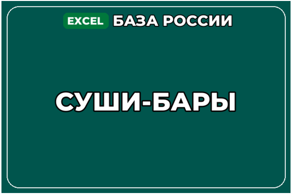 База компаний по теме Суши бары в России
