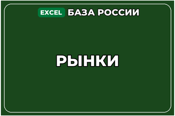 База компаний по теме Рынки в России