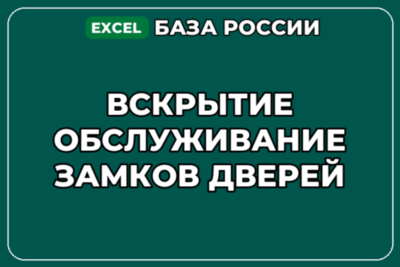 База компаний по теме Вскрытие обслуживание замков дверей в России