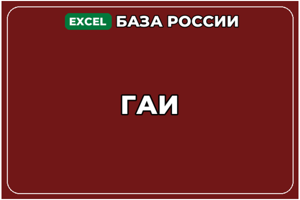 База компаний по теме ГАИ в России