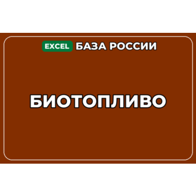 База компаний по теме Биотопливо в России