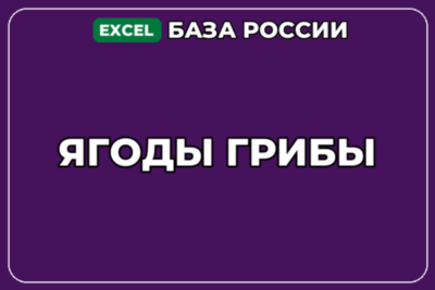 База компаний по теме Ягоды Грибы в России