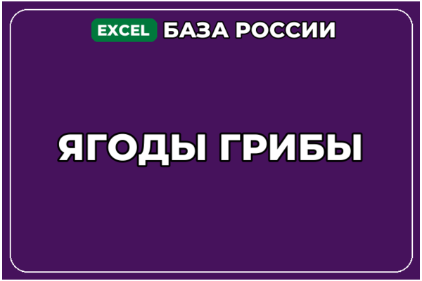 База компаний по теме Ягоды Грибы в России