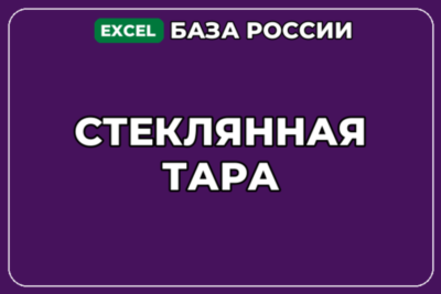 База компаний по теме Стеклянная тара в России
