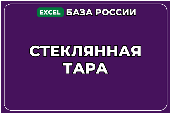 База компаний по теме Стеклянная тара в России