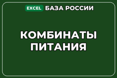База компаний по теме Комбинаты питания в России
