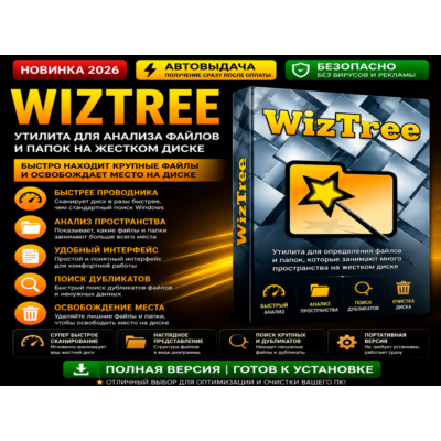 📊 WizTree | Анализ диска и файлов | Автовыдача