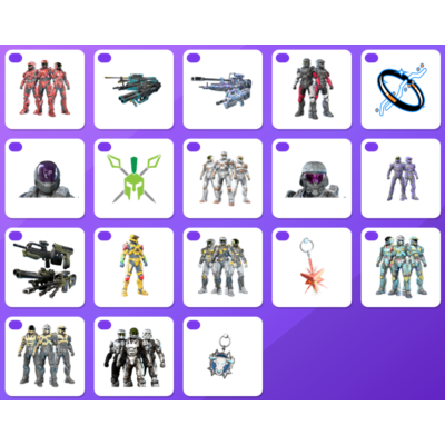 Halo Infinite Twitch bundle — Sangheili Suns Armors, Hamma Dream Weapons +16 more (20