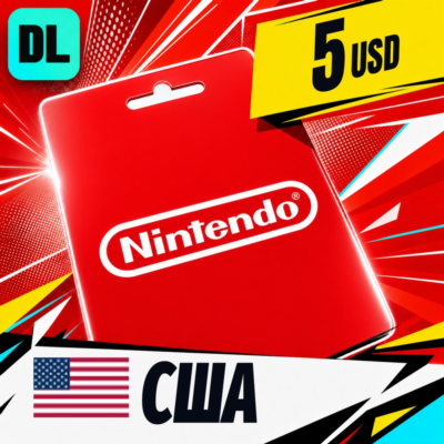 Nintendo eShop США 5 USD 💳 цифровой код — автовыдача 24/7